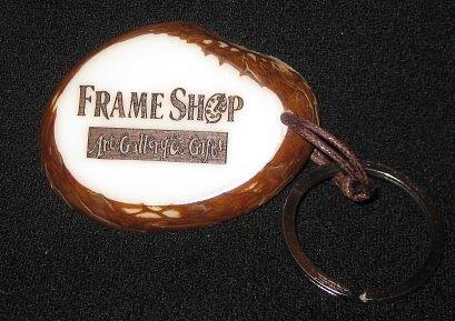 Tagua Slice Keychain (1-side engraving)