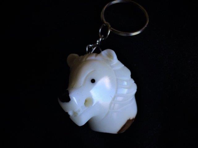 Lion Bust Keychain