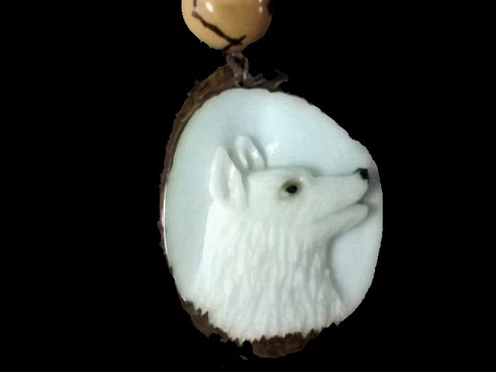 Sled Dog/Siberian Husky Relief Necklace